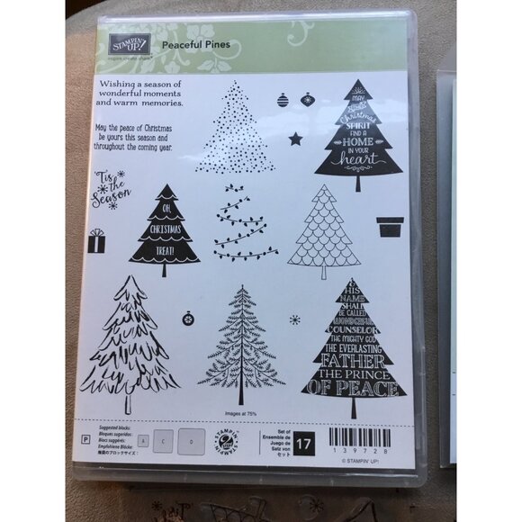 Stampin Up! Peaceful Pines Stamp & Die Set - Picture 3 of 5